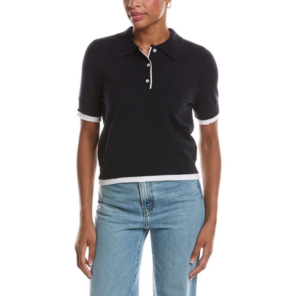 Rd Style Womens Jiya Short Sleeve Polo Neck Pullover, Gray